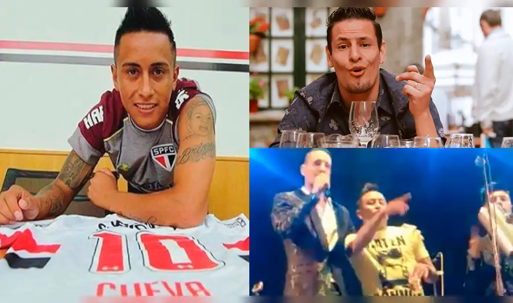 Christian Cueva cantó con ex Ráfaga en fiesta de Año Nuevo en Trujillo [VIDEO]