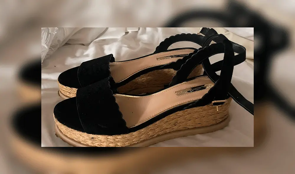 Modelo casi pierde pierna por utilizar zapatos comprados en tienda de segunda mano