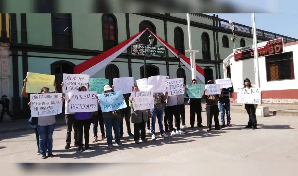 Protestan contra prueba de polígrafo