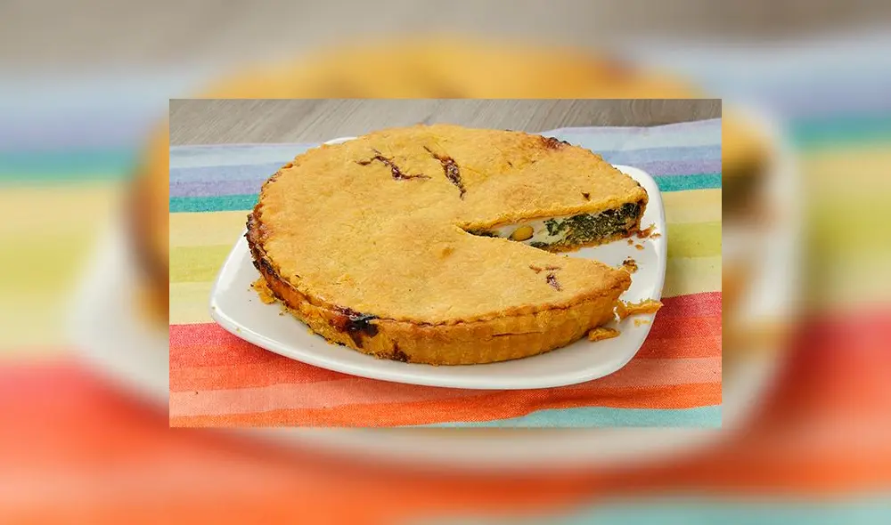 100 Recetas con huevo: Pastel de Acelga