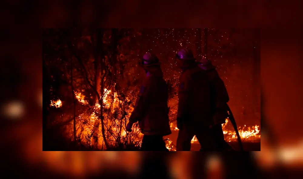 El incendio peor registrado en muchas décadas. (FOTO: Twitter)