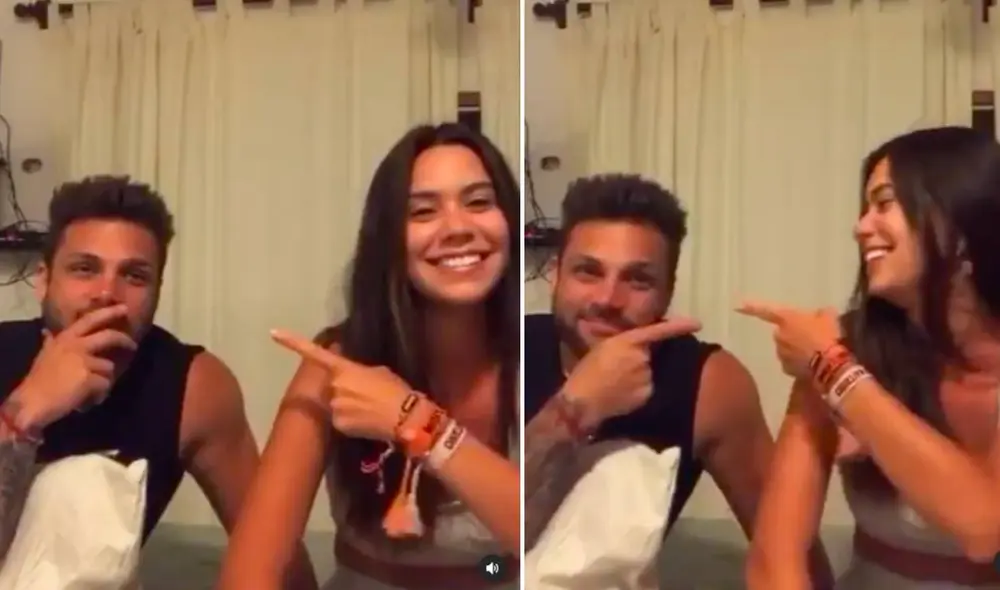 El modelo y su enamorada se unieron a una tendencia de las plataformas sociales. Foto: captura Instagram