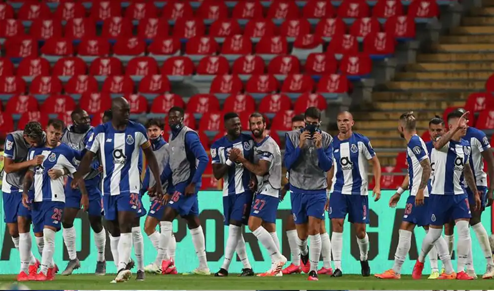 Porto se quedó con el doblete: Primeira Liga y Copa de Portugal 2020. Foto: EFE. Porto se quedó con el doblete: Primeira Liga y Copa de Portugal 2020. Foto: EFE.