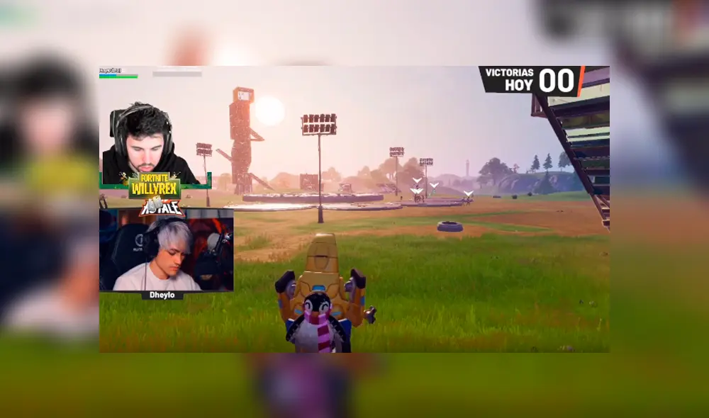 Willyrex decidió solo observar el evento Fortnite x Star Wars por una parte.