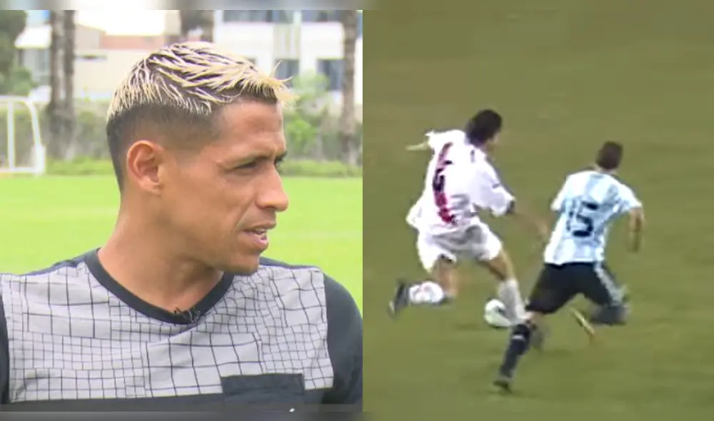 Paolo De la Haza agradece que el 'Loco' Vargas no se haya apoyado en él para el gol ante Argentina.