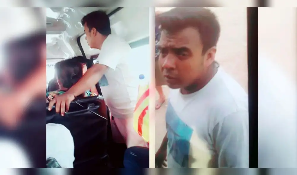 Chofer de combi abandonó a anciana en la Panamericana norte.