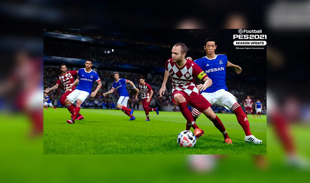 PES 2021 tendrá plantillas actualizadas de algunas ligas y equipos licenciados. Foto: Konami.