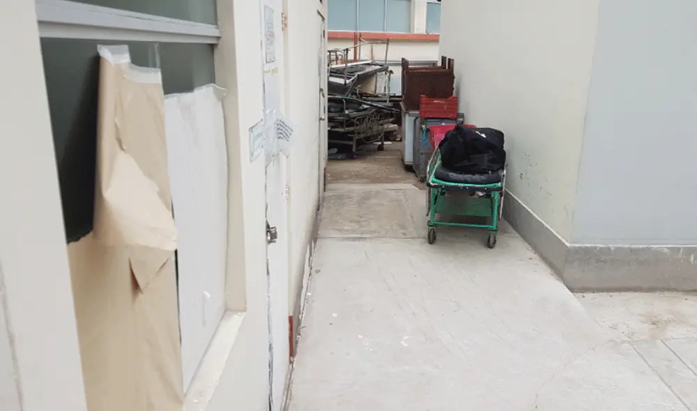 TRISTEZA. El cadáver de un efectivo aguarda el traslado TRISTEZA. El cadáver de un efectivo aguarda el traslado