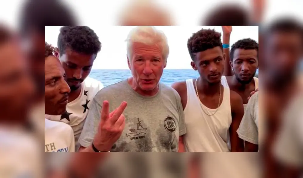 Actor se solidarizó con migrantes.