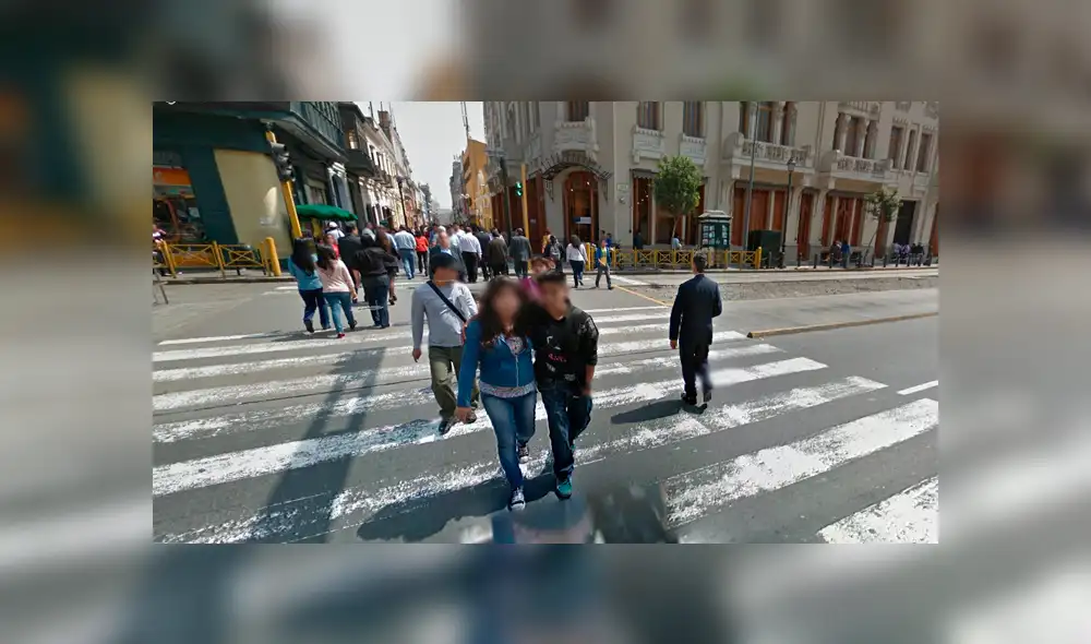 Google Maps: pareja fue pillada en íntimo momento cuando caminaban por Jirón de la Unión [FOTOS] 