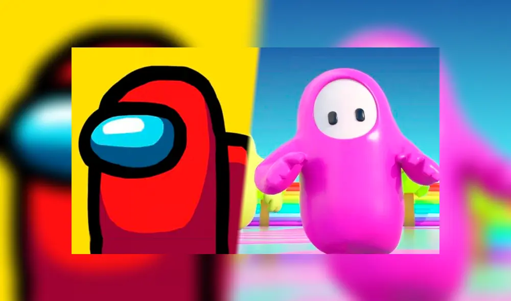 Among Us y Fall Guys superaron a muchos otros lanzamientos grandes como Rocket Arena y HyperScape. Imagen: Innersloth/Mediatonic.