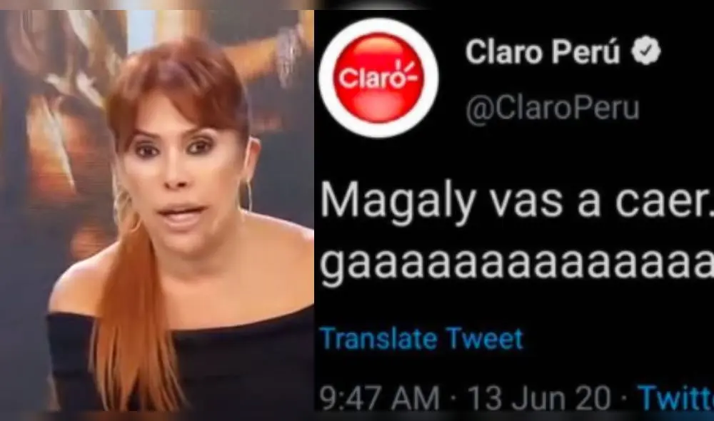 El grupo Beba Army dejó un mensaje para la periodista. (Foto: Captura ATV / Twitter)