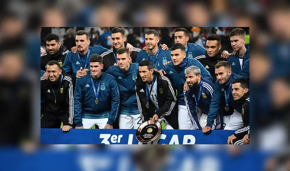 Argentina obtuvo el tercer puesto de la Copa América 2019 luego de vencer por 2-1 a Chile. Argentina obtuvo el tercer puesto de la Copa América 2019 luego de vencer por 2-1 a Chile.