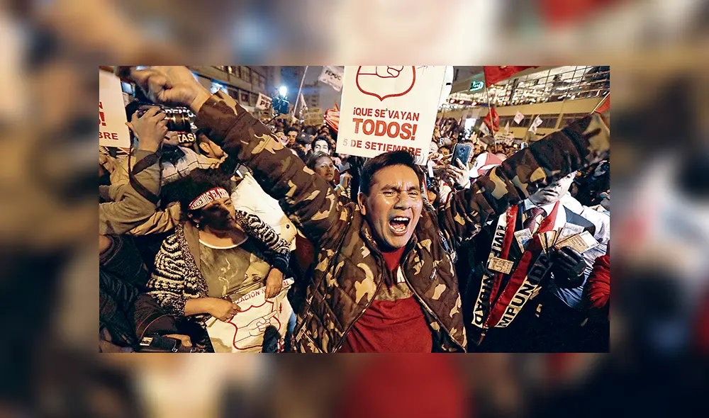 Reacción. El jueves 5 de setiembre, a nivel nacional, la ciudadanía exigió nuevas elecciones generales para el 2020. Reacción. El jueves 5 de setiembre, a nivel nacional, la ciudadanía exigió nuevas elecciones generales para el 2020.