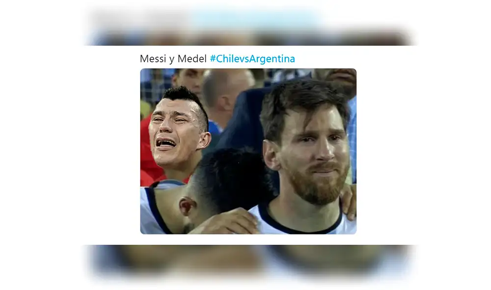 Argentina vs Chile: memes tras expulsión de Lionel Messi.