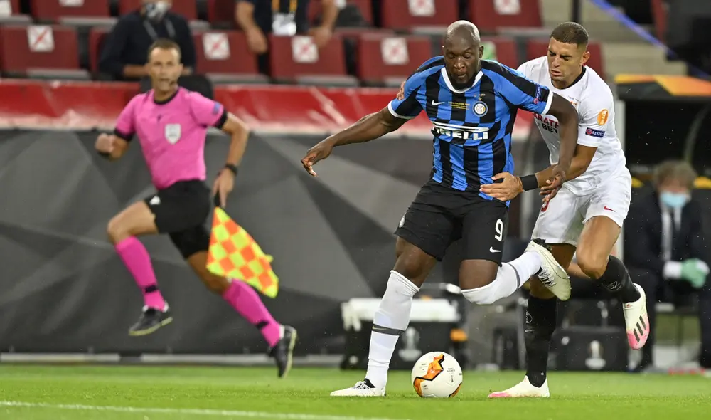 Lukaku abrió el marcador para el Inter. (Créditos: AFP)