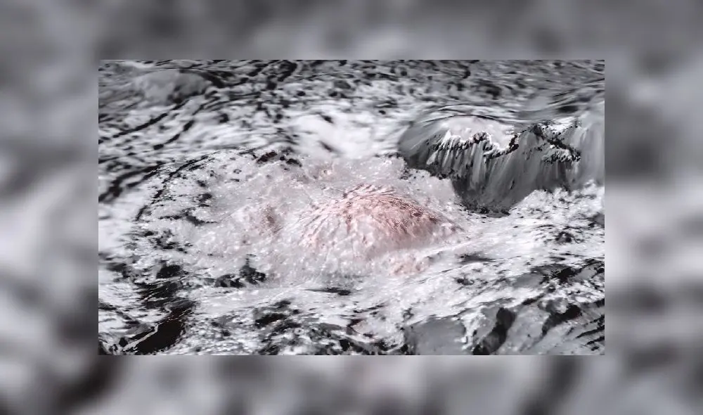 La NASA recreó una vista de Ceres tras este descubrimiento. Foto: JPL-Caltech