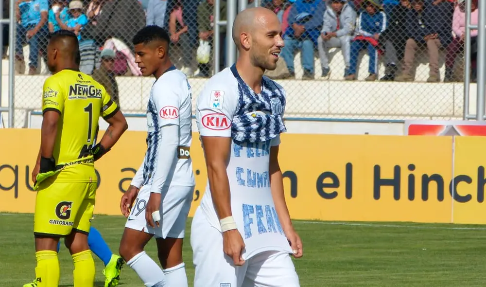 Fede Rodríguez marcó el primer gol del duelo. (Créditos: Liga 1) Fede Rodríguez marcó el primer gol del duelo. (Créditos: Liga 1)