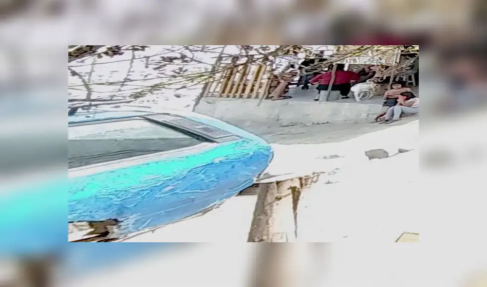 En la parte superior derecha de la imagen, se puede apreciar la cantidad de gente que suele reunirse en una casa como punto de encuentro antes de ir a jugar fútbol. Foto: Difusión. En la parte superior derecha de la imagen, se puede apreciar la cantidad de gente que suele reunirse en una casa como punto de encuentro antes de ir a jugar fútbol. Foto: Difusión.