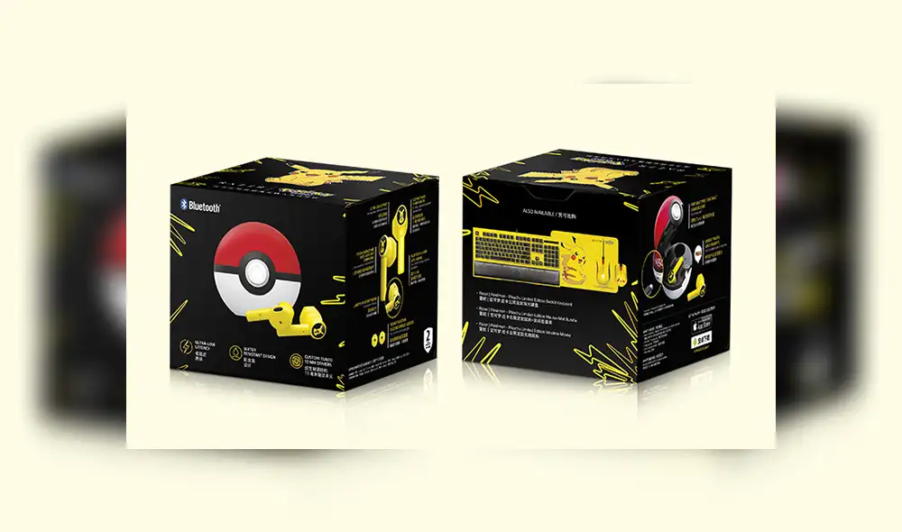 Los audífonos forman parte de una colección de edición limitada de Pikachu.
