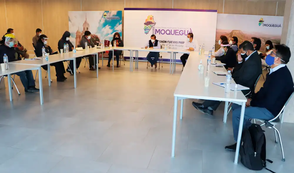 En reunión se tomaron acuerdos para la recepción del primer lote. Foto: Gobierno Regional de Moquegua. En reunión se tomaron acuerdos para la recepción del primer lote. Foto: Gobierno Regional de Moquegua.