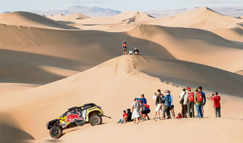 Dakar: Nicolás Fuchs domina las dunas