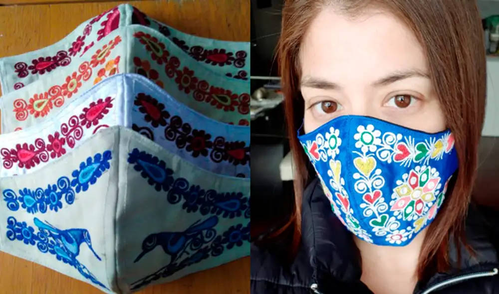 Arequipa: exportan mascarillas con bordados del valle del Colca a Estados Unidos