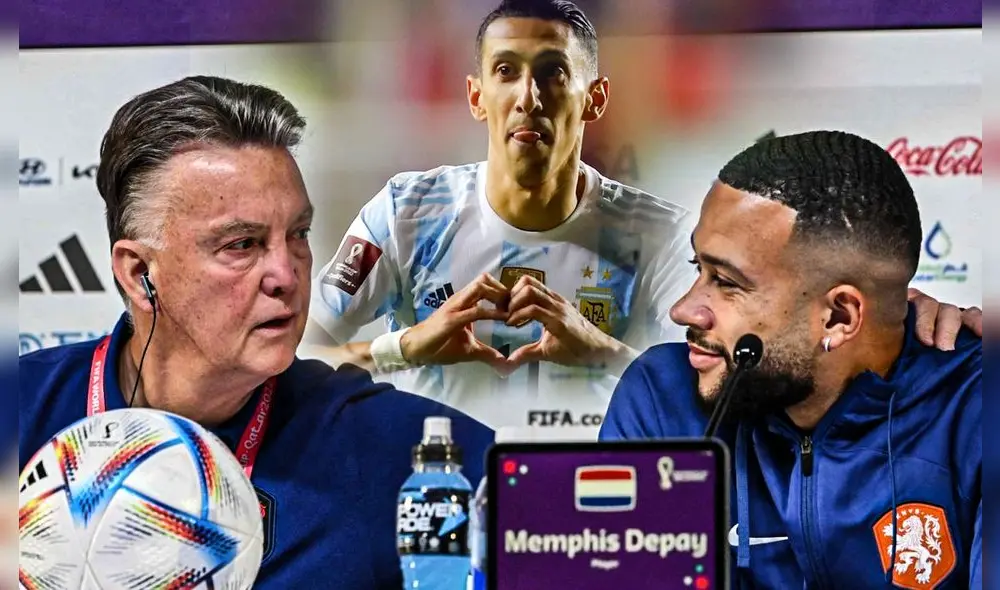 Van Gaal buscará llegar a semifinales de Qatar 2022. Primero, tiene que eliminar a Argentina. Foto: composición/AFP