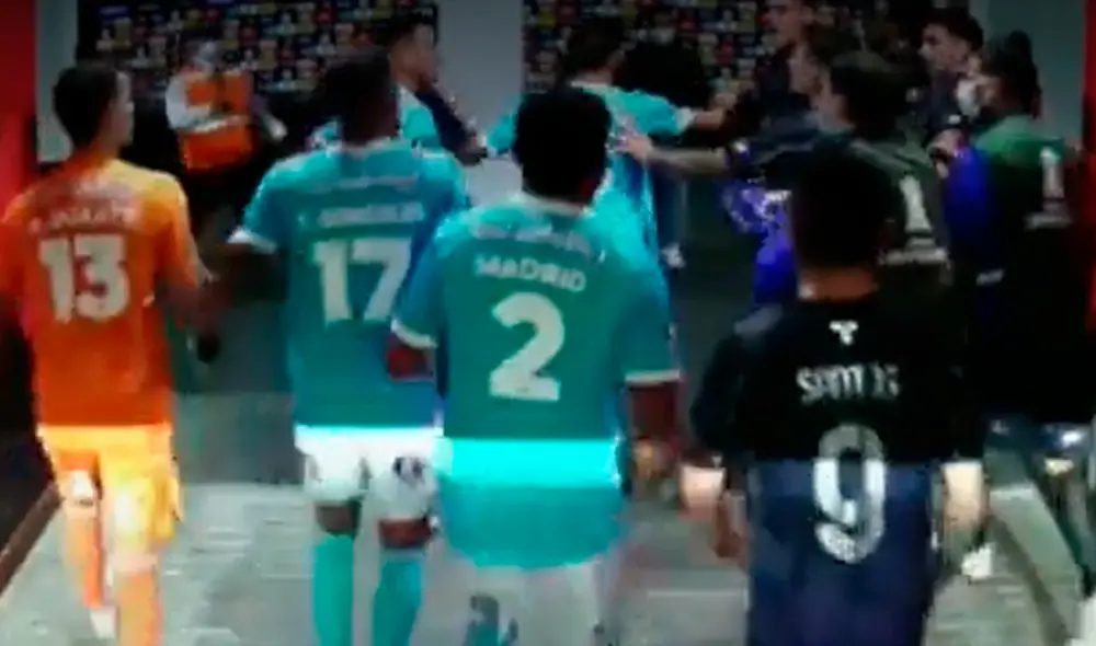 Los celestes vienen igualando sin goles ante Talleres. Foto: captura ESPN