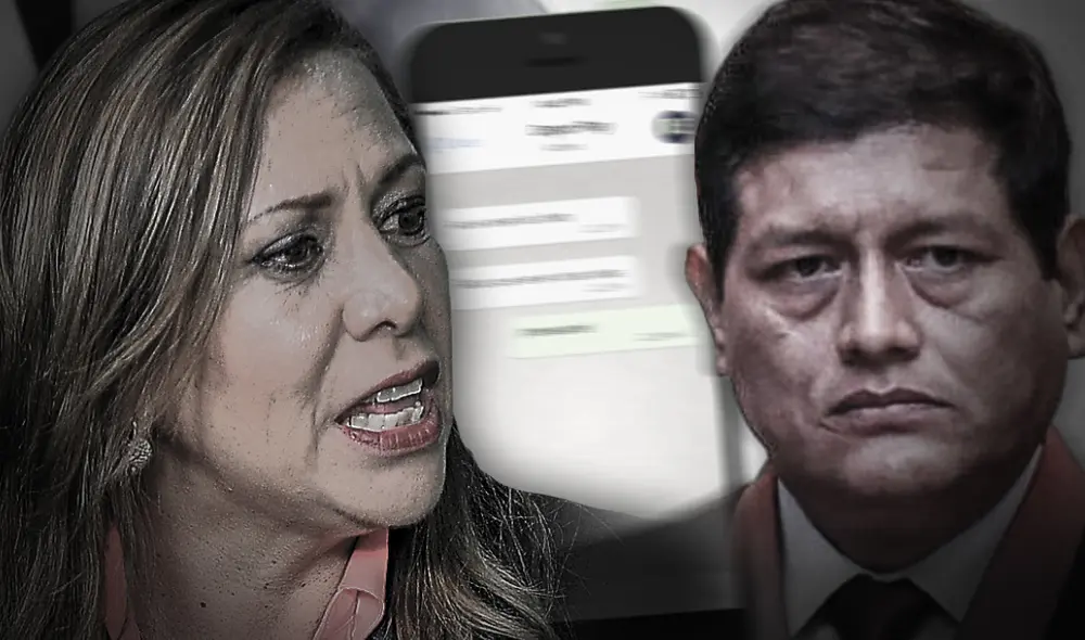 María Elena Portocarrero ha negado que buscó favorecer a Pedro Chávarry. Composición: La República.