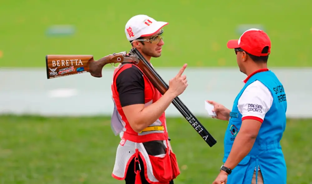 Tirador peruano Nicolás Pacheco ganó la medalla de bronce en la modalidad skeet.