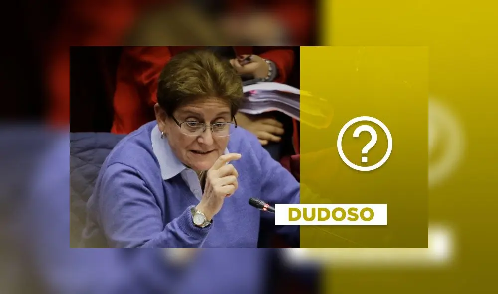 Congresista Lourdes Alcorta es miembro de la Comisión de Constitución.