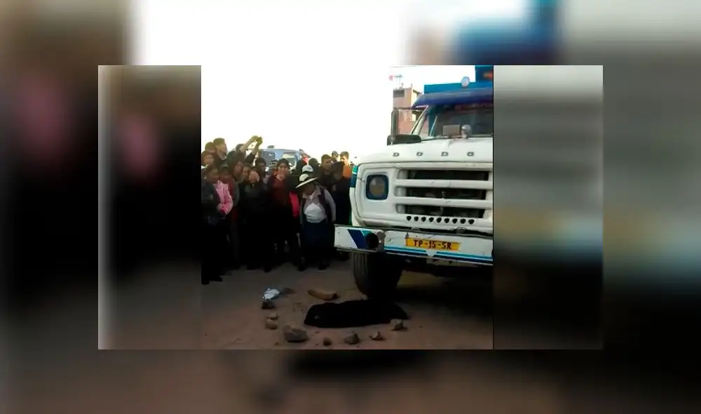 Niño de dos años muere atropellado por volquete en Puno [VIDEO]