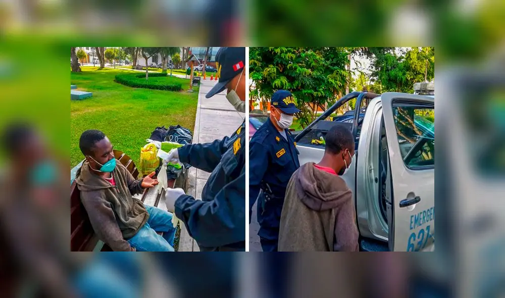 El extranjero fue trasladado hasta el albergue de Plaza de Acho. Foto: Municipalidad de San Borja. El extranjero fue trasladado hasta el albergue de Plaza de Acho. Foto: Municipalidad de San Borja.