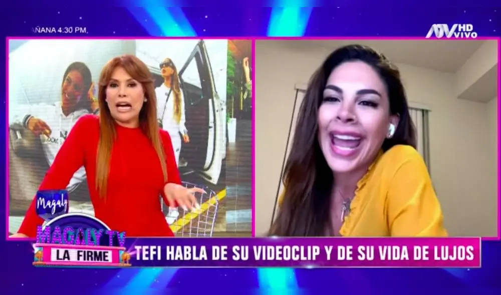 Stephanie Valenzuela no se quedó callada y explicó rápidamente por qué decidió adoptar la forma de hablar de los aztecas.(Foto: Captura ATV) Stephanie Valenzuela no se quedó callada y explicó rápidamente por qué decidió adoptar la forma de hablar de los aztecas.(Foto: Captura ATV)