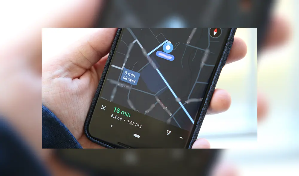 El tema oscuro está disponible en el modo navegación.