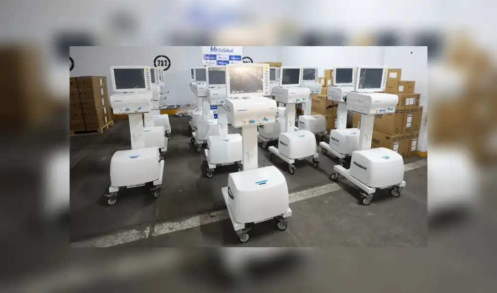 Ventiladores mecánicos irán a las redes de Lima, Áncash, La Libertad, Ica, Juliaca, Cusco, Ayacucho, Madre de Dios, Pasco y Lambayeque. (Foto: EsSalud) Ventiladores mecánicos irán a las redes de Lima, Áncash, La Libertad, Ica, Juliaca, Cusco, Ayacucho, Madre de Dios, Pasco y Lambayeque. (Foto: EsSalud)