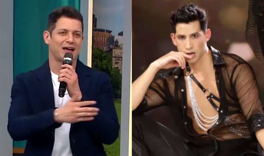 Gino Pesaressi explica por qué Santiago Suárez merecía ganar "El gran show". Foto: composición LR/ captura de América TV Gino Pesaressi explica por qué Santiago Suárez merecía ganar "El gran show". Foto: composición LR/ captura de América TV