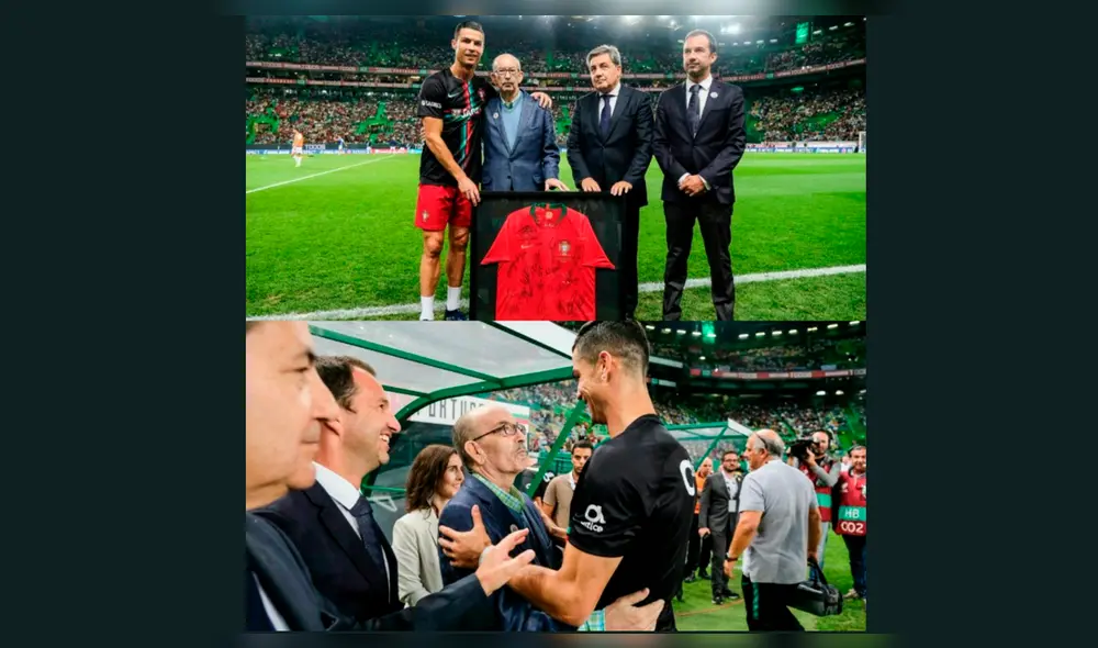 La historia detrás de la conmovedora foto del reencuentro de Cristiano con su descubridor La historia detrás de la conmovedora foto del reencuentro de Cristiano con su descubridor