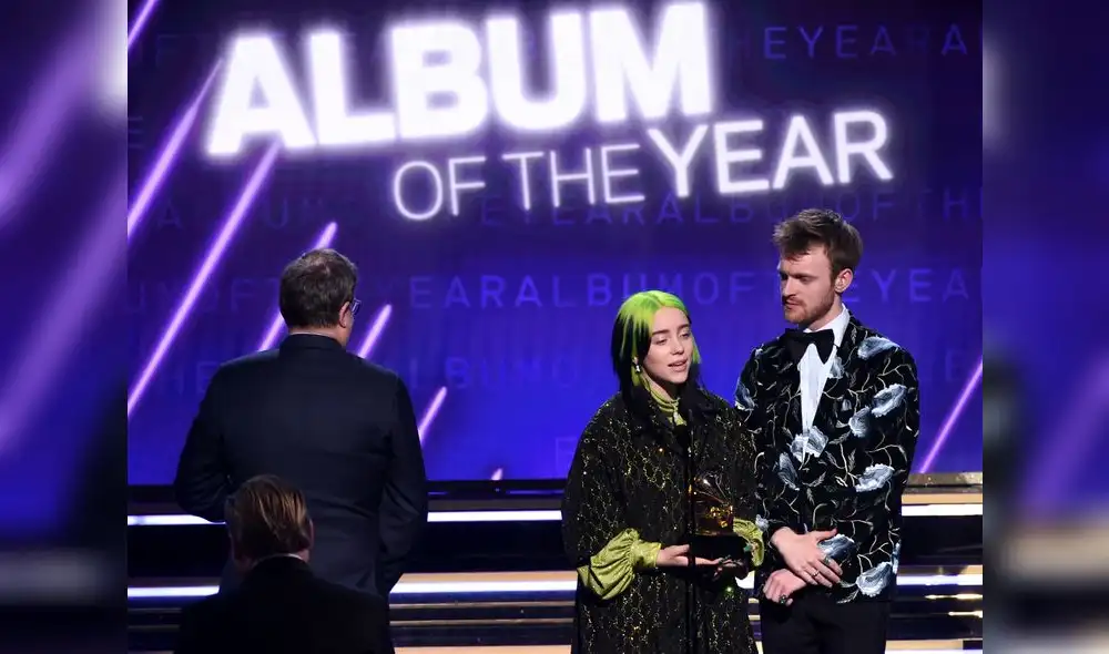Billie Eilish se llevó el gramófono a 'Mejor Álbum del Año' Billie Eilish se llevó el gramófono a 'Mejor Álbum del Año'