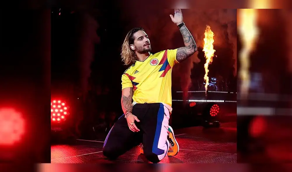Maluma celebra su 'retiro musical' junto a famoso cantante colombiano [VIDEO]