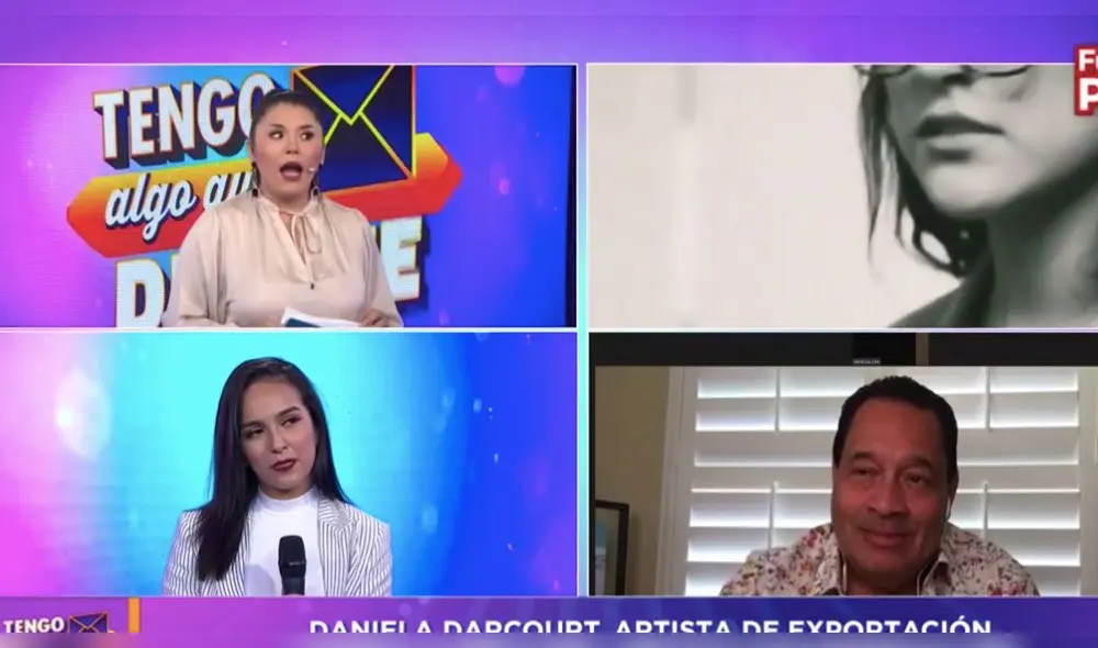 El salsero Tito Nieves tuvo sus motivos para no cantar parte del nuevo tema, en colaboración con Daniela Darcourt. Foto: captura Latina