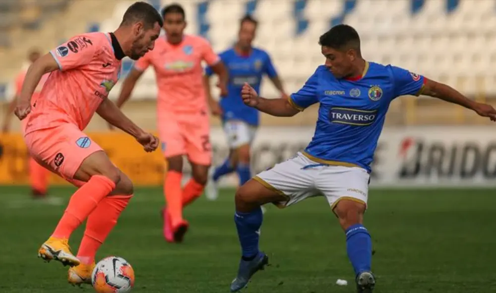 Audax Italiano obtuvo un valioso triunfo en el primer partido de su llave contra Bolívar. Foto: AFP Audax Italiano obtuvo un valioso triunfo en el primer partido de su llave contra Bolívar. Foto: AFP