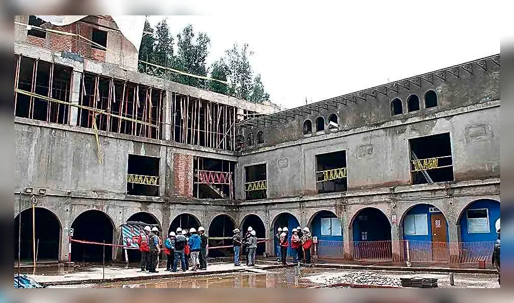 HOTEL SHERATON EN LA CIUDAD DEL CUSCO FUE PARALIZADA POR LA DIRECCION DE CULTURA DE CUSCO POR QUE ATENTARIA CONTRA EL PATRIMONIO CULTURAL. 
FOTO DEL INTERIOR DEL HOTEL SHERATON , FOTO CEDIDA POR LA MUNICIPALIDAD DEL CUSCO 