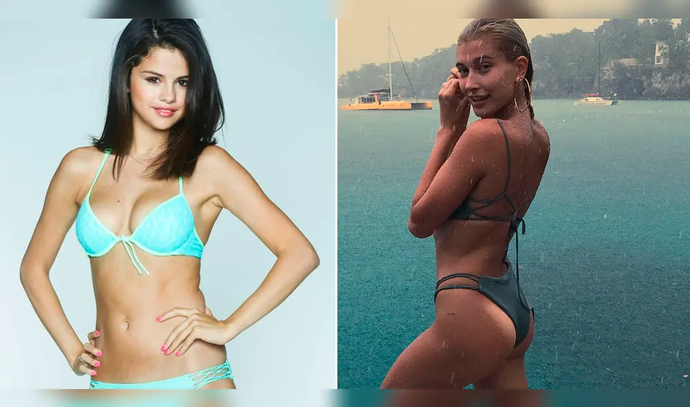 Selena Gomez y Hailey Baldwin en versus de sexys bikinis por el amor de Justin Bieber