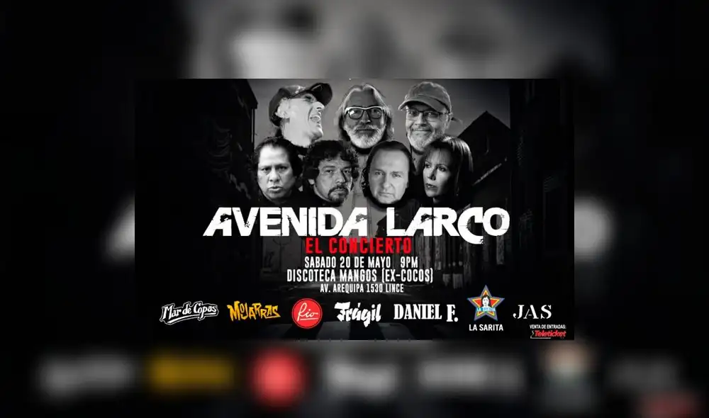 Tras musical y película, llega “Avenida Larco: El Concierto”