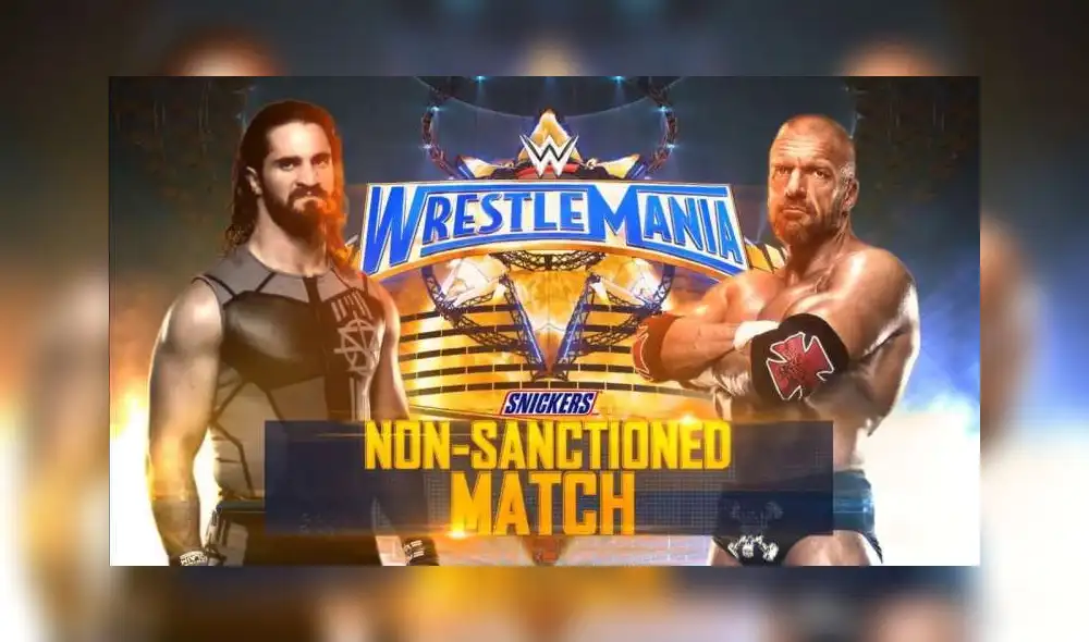 Triple H  vs. Seth Rollins EN VIVO ONLINE por WWE WrestleMania 33