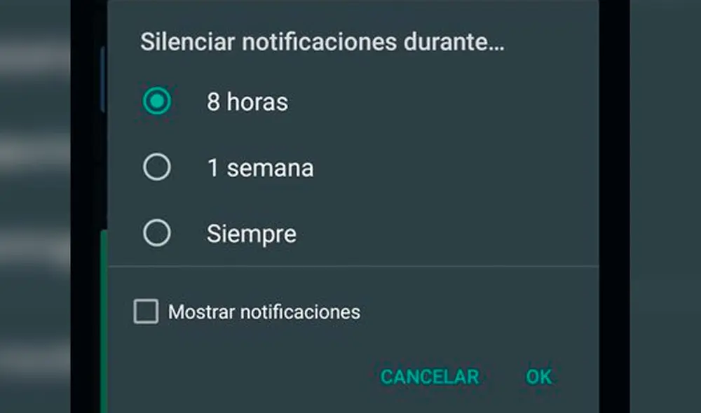 La funcionalidad llegó en una beta hace unos días con tres opciones, pero llegaría a la versión final con cuatro. Foto: Infobae