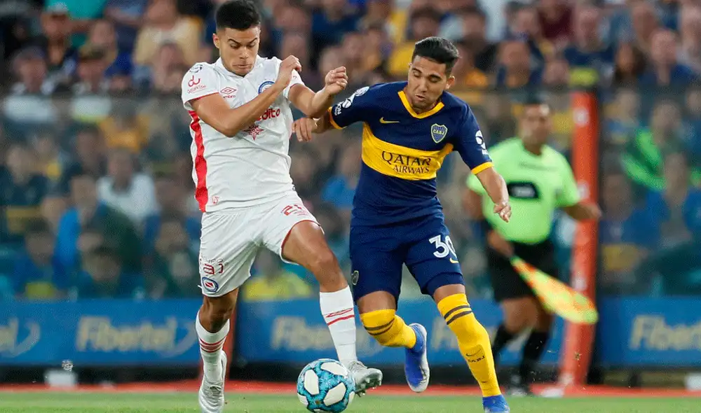Boca vs Argentinos Juniors igualaron 1-1 por Superliga Argentina.