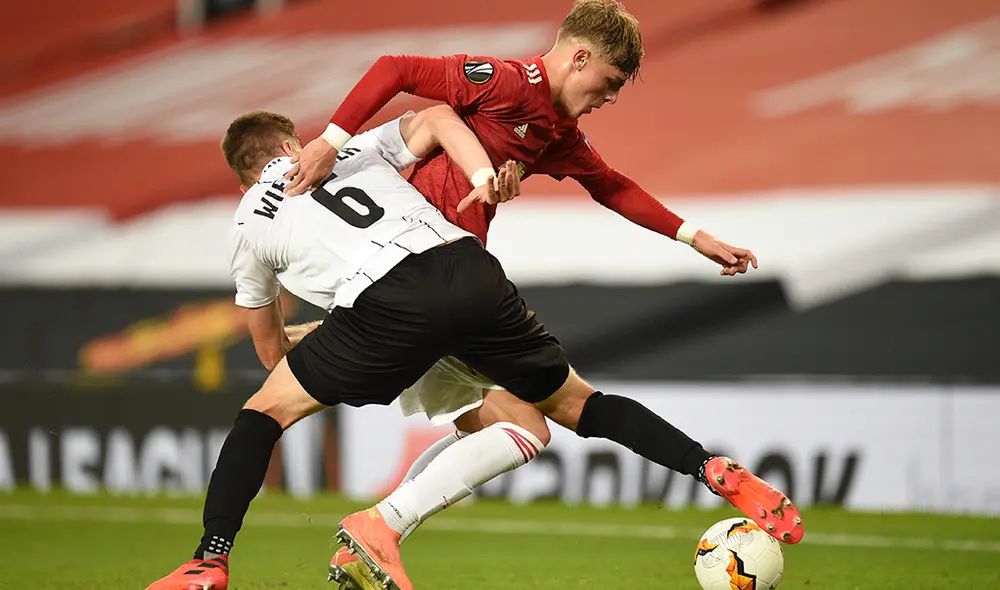 Manchester United enfrenta al LASK por la Europa League. (FOTO: AFP).